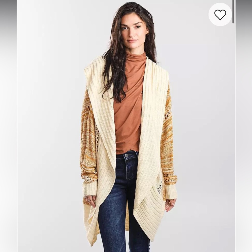 Daytrip Cocoon Hooded Cardigan Sweater
